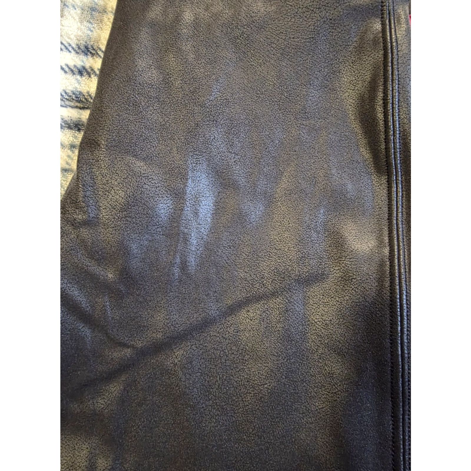 Spanx Spanx Womens Size S Ankle Leggings Faux Leather High Waist Black NEW NWT Size 28" / US 6 / IT 42 - 3 Thumbnail