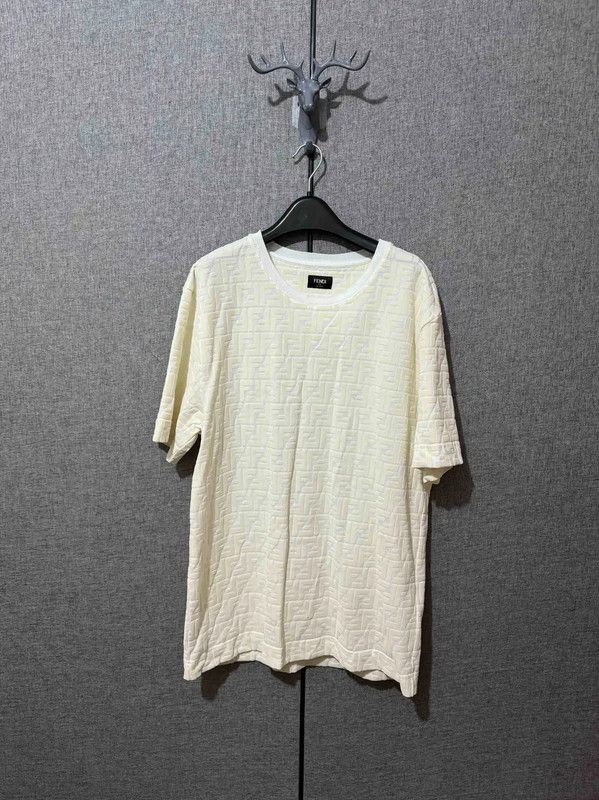 Fendi Fendi Cotton Logo T-Shirt for Men 0089 Size US M / EU 48-50 / 2 - 1 Thumbnail