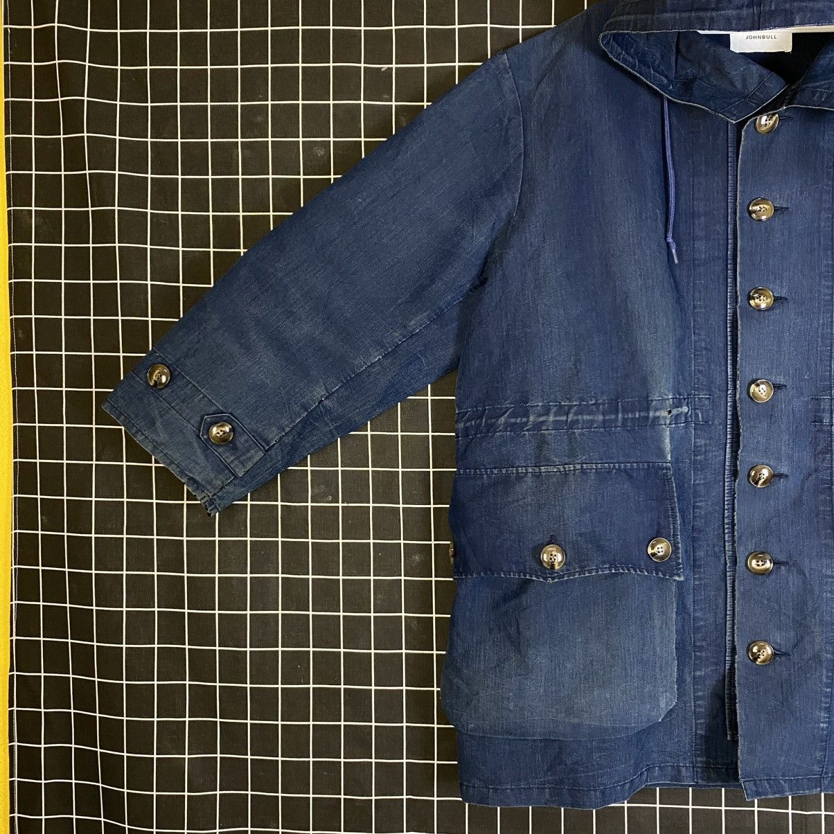 Johnbull VINTAGE JOHNBULL BUTTON UP HOODED OVERSIZED DENIM JACKET Size US M / EU 48-50 / 2 - 5 Thumbnail