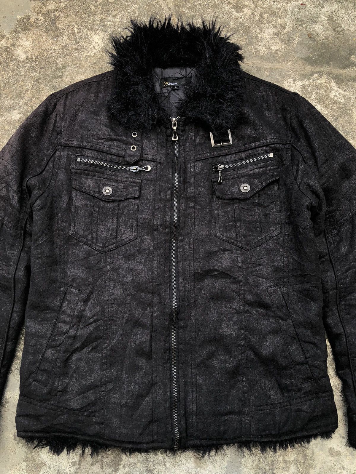 Intheattic-Japanese Fur Jacket Lgb Ifsixwasnine Style
