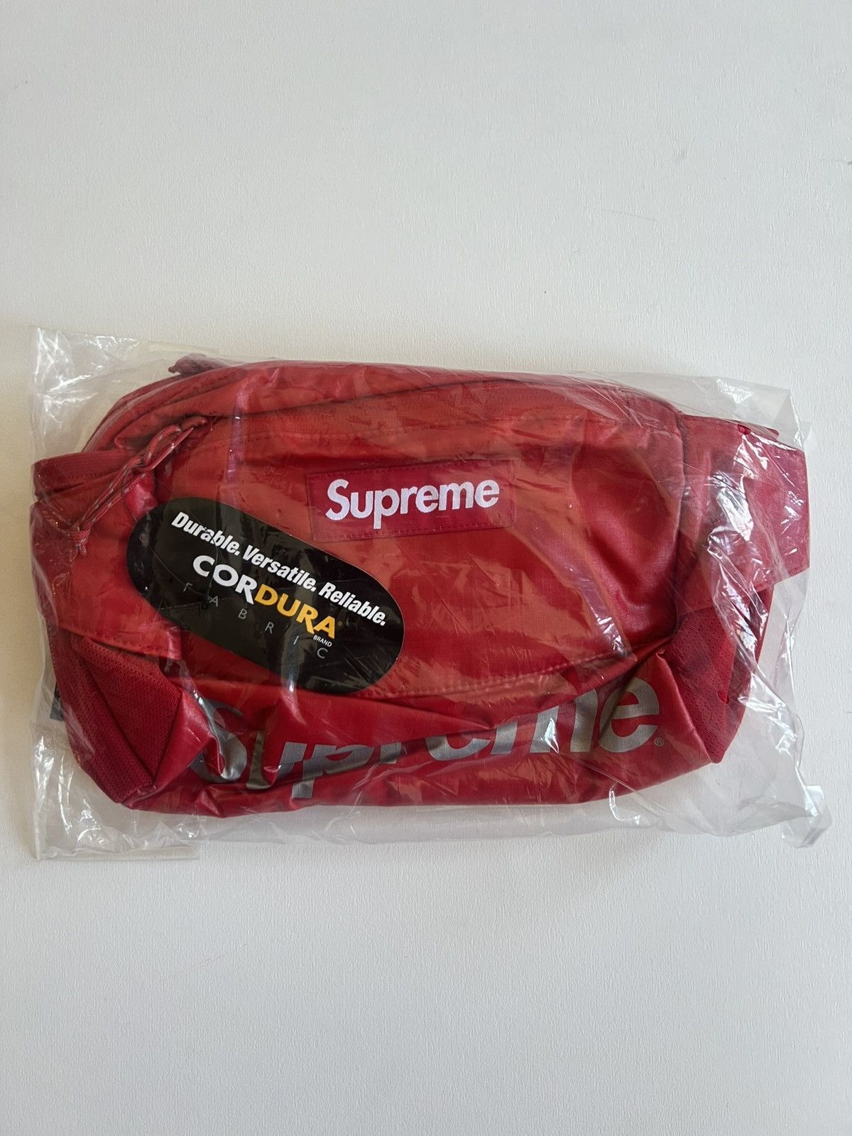 image of Supreme Waist Bag Fw17 in Red, Men's