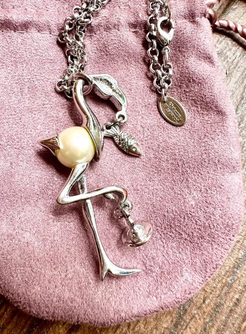 Vivienne Westwood Vivienne Westwood Pearl Stork Flamingo ➕ Saturn Limited Ed Size ONE SIZE - 3 Thumbnail