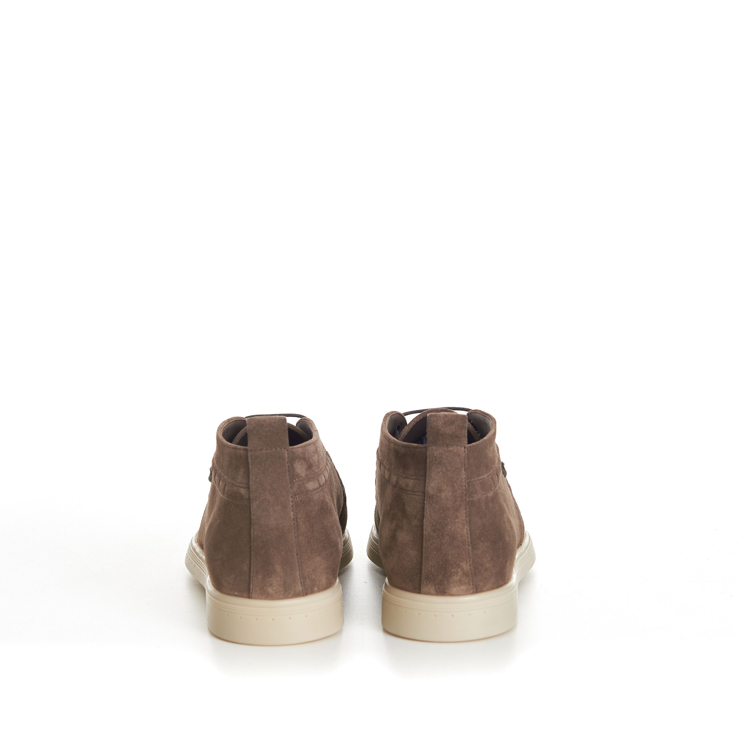 Stefano Ricci Brown Suede Lace Up Chukka Boots With Rubber Soles Size US 11 / EU 44 - 6 Thumbnail