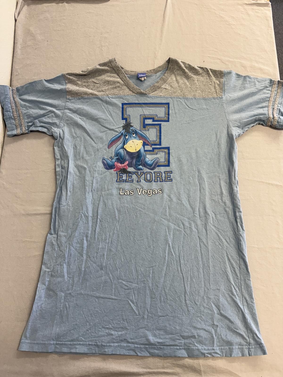 Disney Vintage Eeyore Pajama Shirt Long Tee Winnie the Pooh Vegas Size US M / EU 48-50 / 2 - 1 Thumbnail