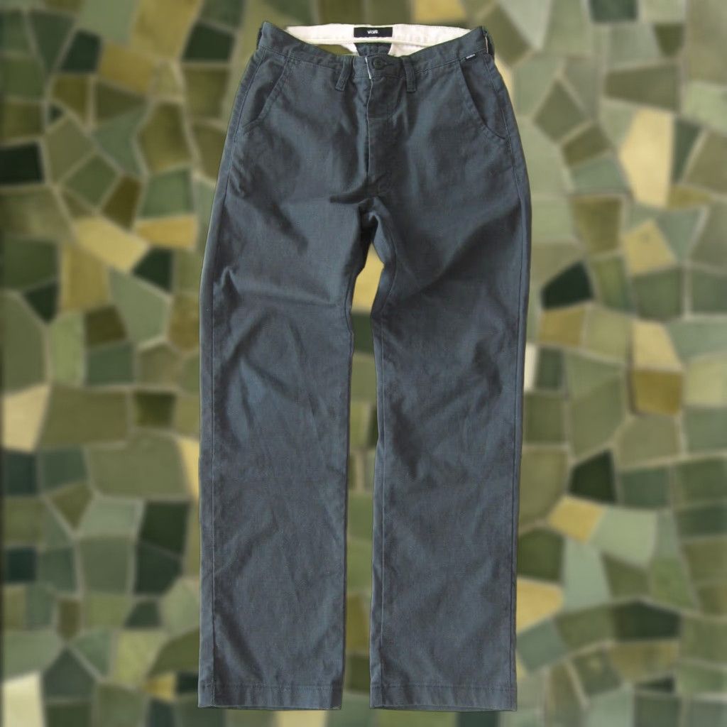 Vans Vans Dark Green Cotton Pocket Casual Everyday Comfort Chino Pant Men 28 Size US 28 / EU 44 - 1 Thumbnail