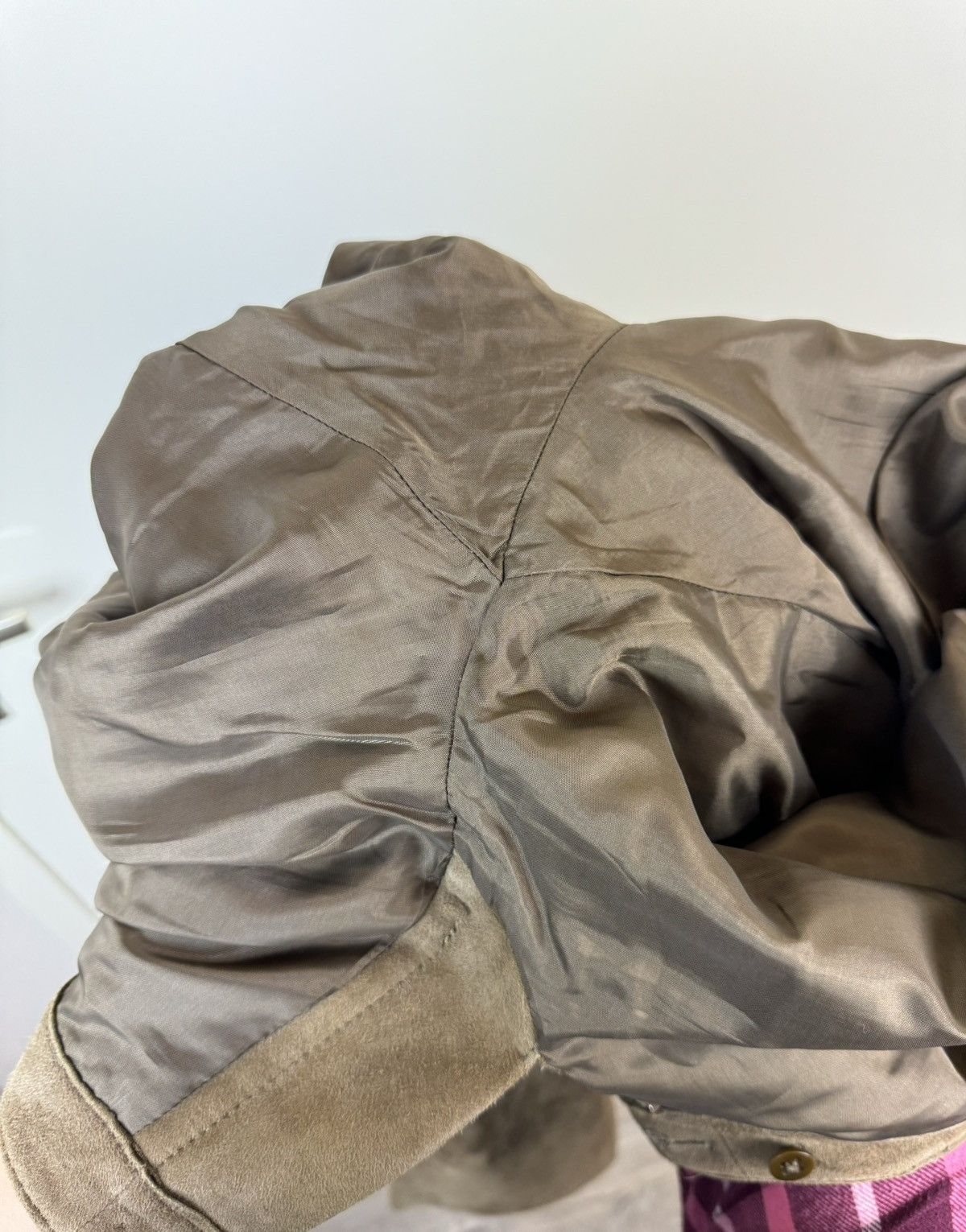 Lauren Ralph Lauren Ralph Lauren Suede Leather Brown Vtg Pants Trousers Cowboy Size 32" / US 10 / IT 46 - 22 Thumbnail