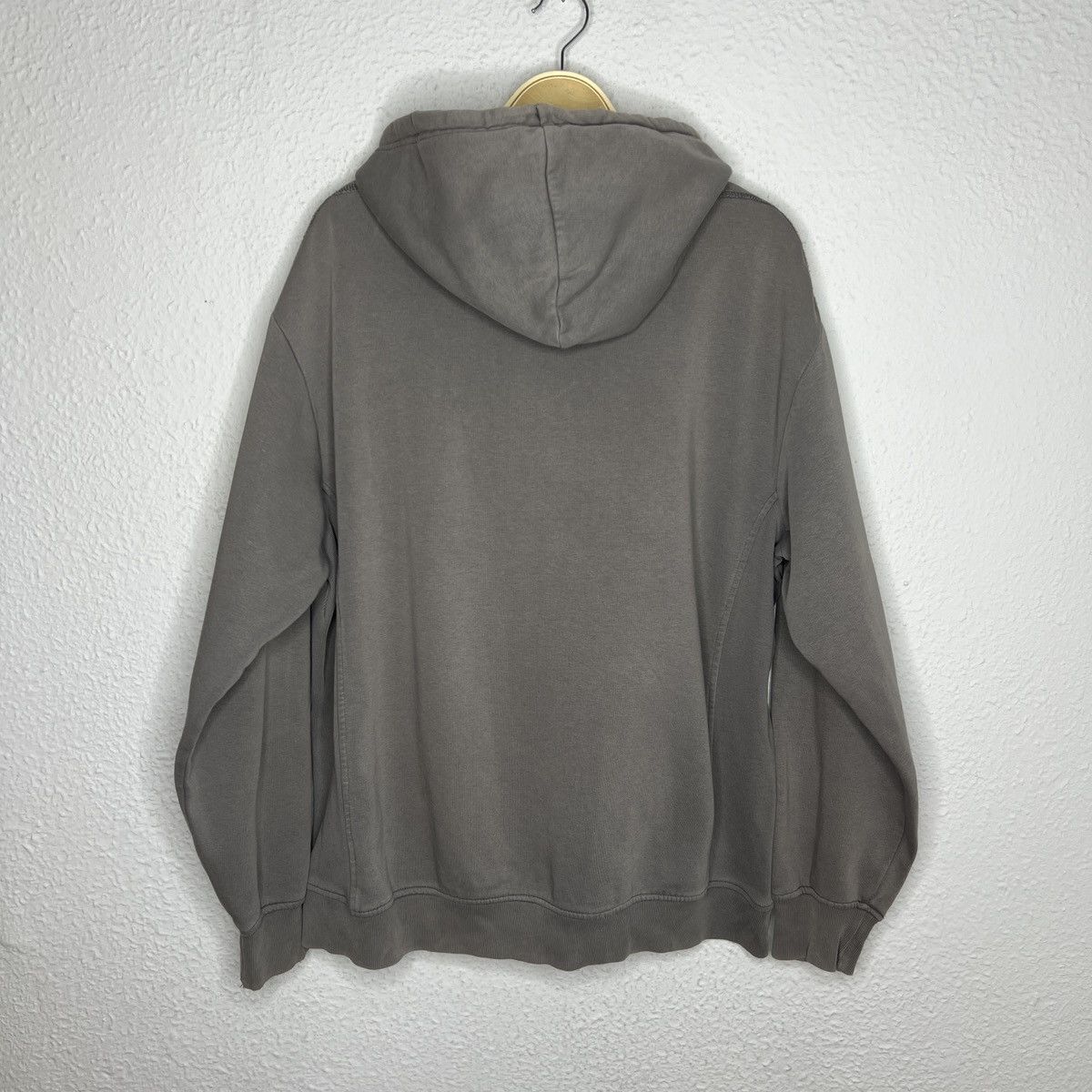 Nike Vintage Nike Hoodie Big Spellout Logo Swoosh Grey Faded 90s Size US XL / EU 56 / 4 - 7 Thumbnail