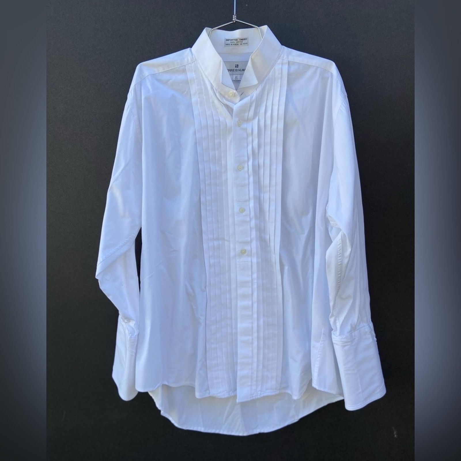 Pierre Balmain Vintage Balmain Tuxedo Shirt/Dress Size XXS / US 00 / IT 34 - 6 Thumbnail