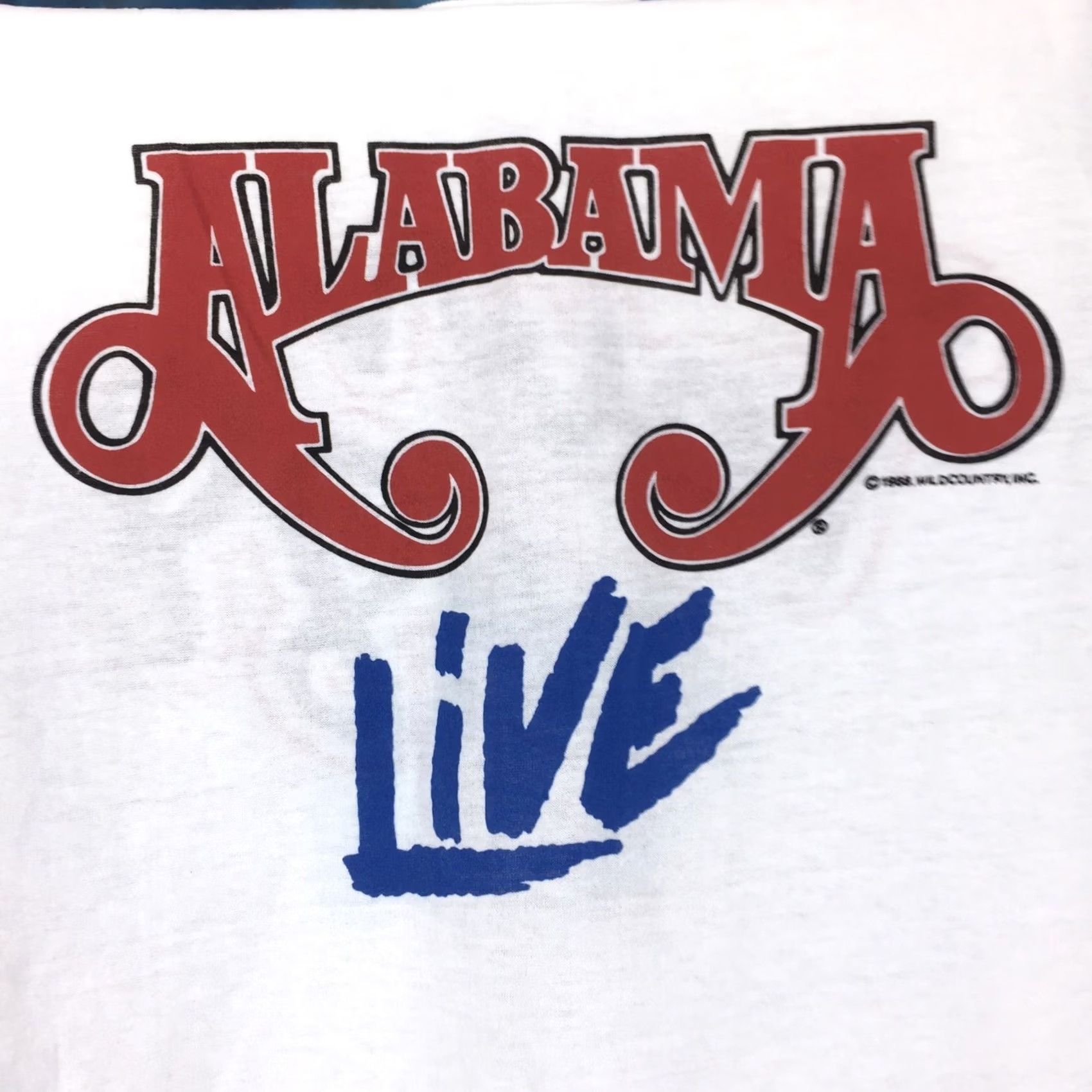 TEE JAYS VINTAGE Alabama Concert Tank Top Shirt M White 80s 90s Tee Jays Mens Tank Top T-Shirt NOS Deadstock Size US M / EU 48-50 / 2 - 4 Thumbnail