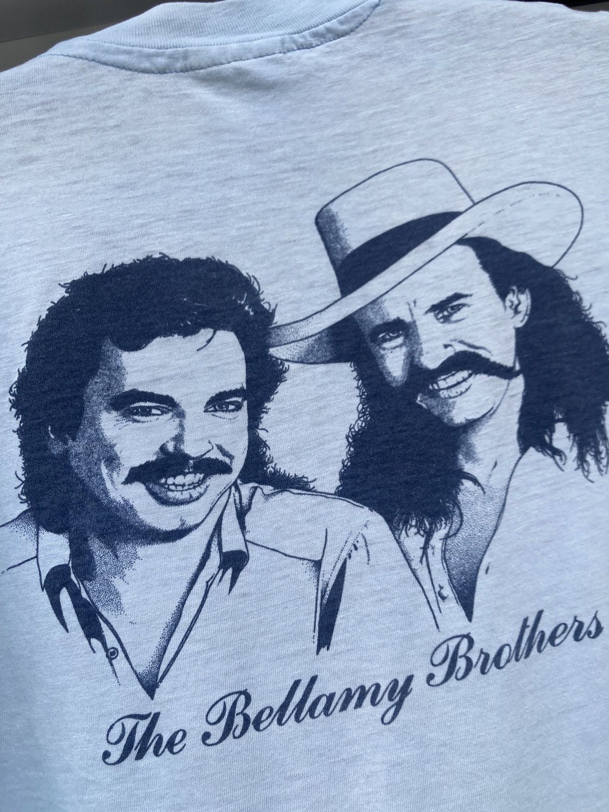 Vintage RARE Vintage 80s The Bellamy Brothers "Old Hippie Tour" Size US M / EU 48-50 / 2 - 13 Thumbnail