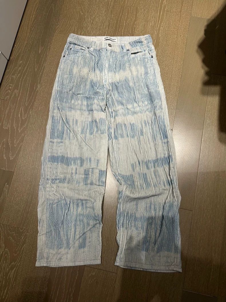 Our Legacy our legacy Tie-dyed printed corduroy trousers 2503-Nextarro Size US 30 / EU 46 - 1 Thumbnail