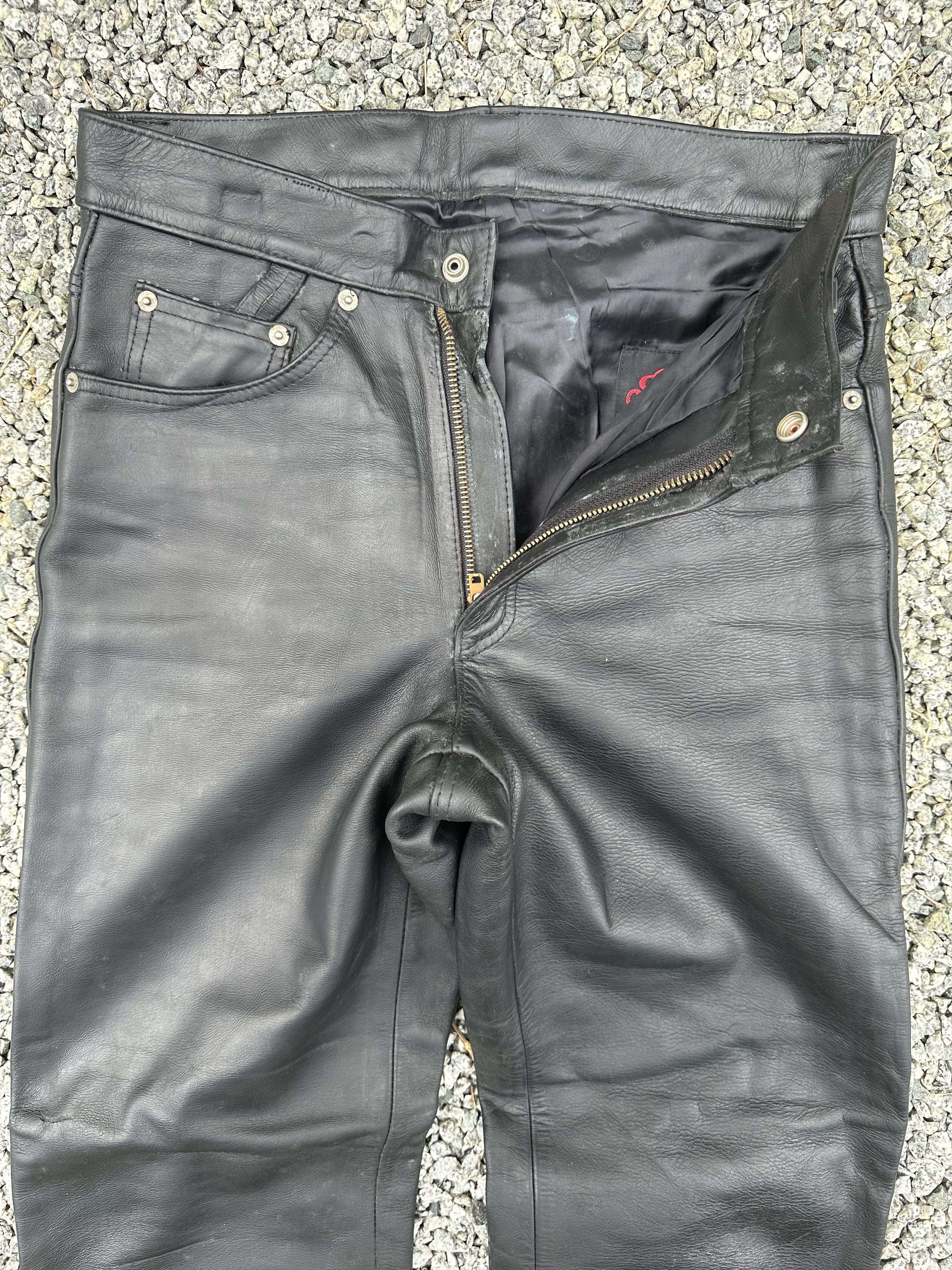 Indian Motorcycle Rare Vintage Indian Motorcycles Leather Racing Bikers Pants Size US 30 / EU 46 - 7 Thumbnail