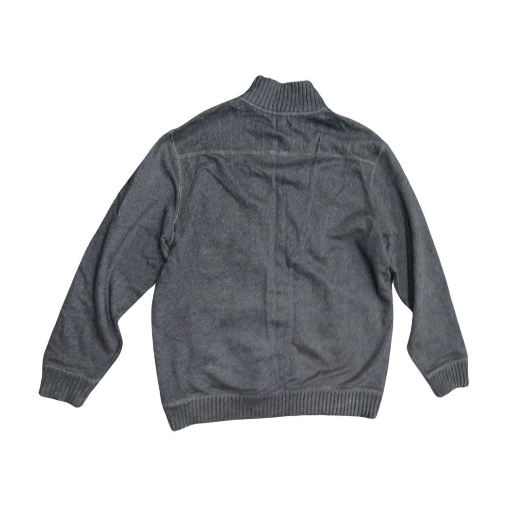 Calvin Klein CK Men's Full Zip up Mock Neck Sweater XL Preppy Casual Chic Size US XL / EU 56 / 4 - 2 Thumbnail