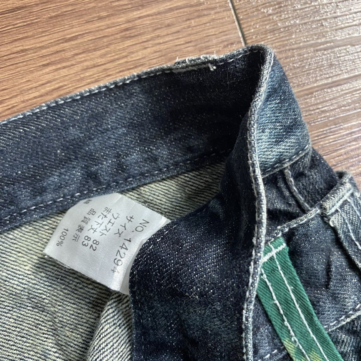 Hysteric Glamour Double Waist Nylaus Thunder Wiskeres Distressed Jeans Size US 31 - 7 Thumbnail