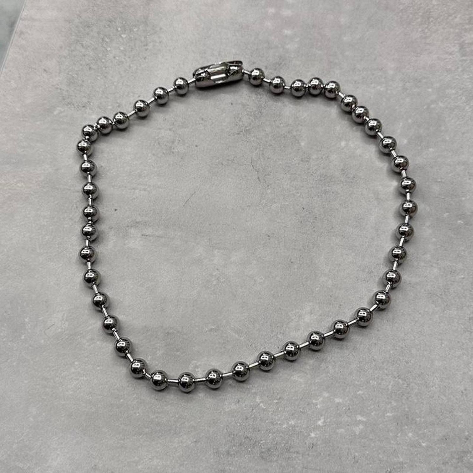 Other Y2k silver thick beaded choker Size ONE SIZE - 2 Thumbnail