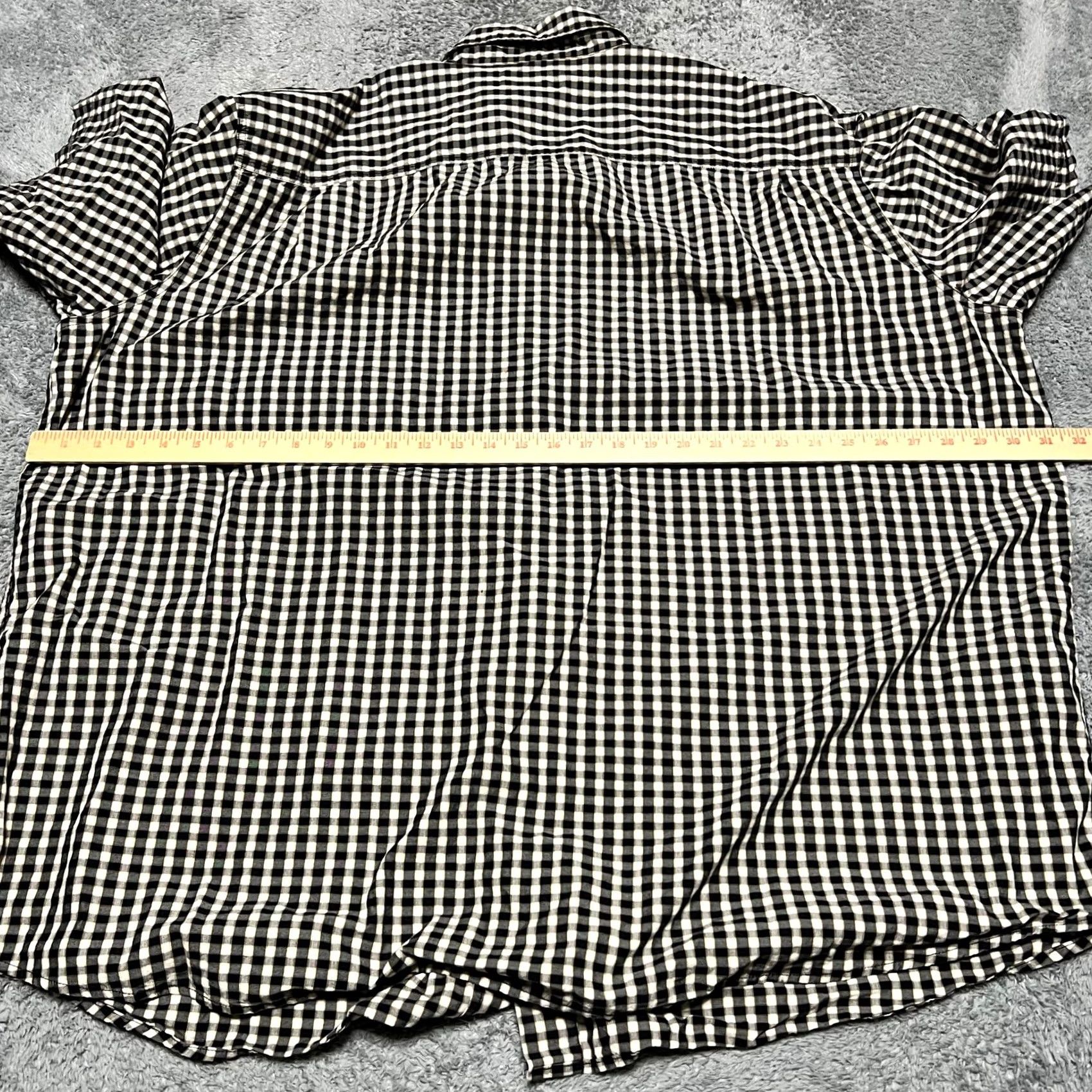 Carhartt Carhartt Shirt Mens 4XL Plaid Sleeve Button Short Sleeve Work Black 4XL Mens Size US XXL / EU 58 / 5 - 4 Thumbnail