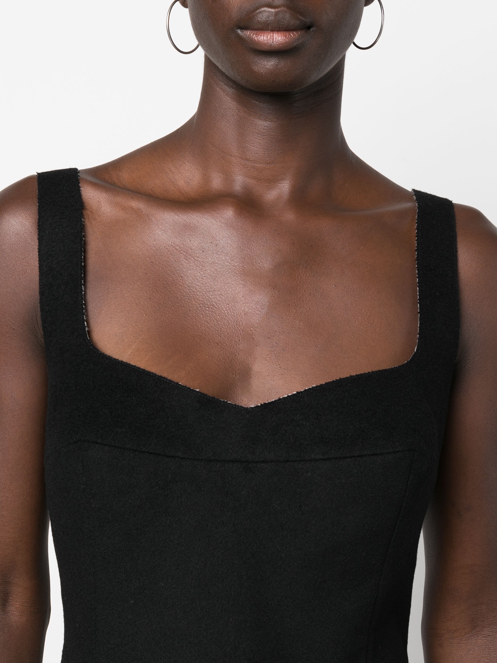 Marni o1w1db10125 Dress in Black Size L / US 10 / IT 46 - 5 Thumbnail