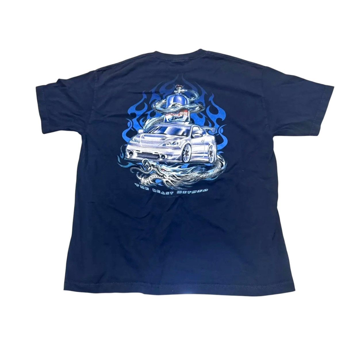 Vintage Vintage 2000s ODM Zum Speed Dykom T Shirt Size US XL / EU 56 / 4 - 1 Thumbnail