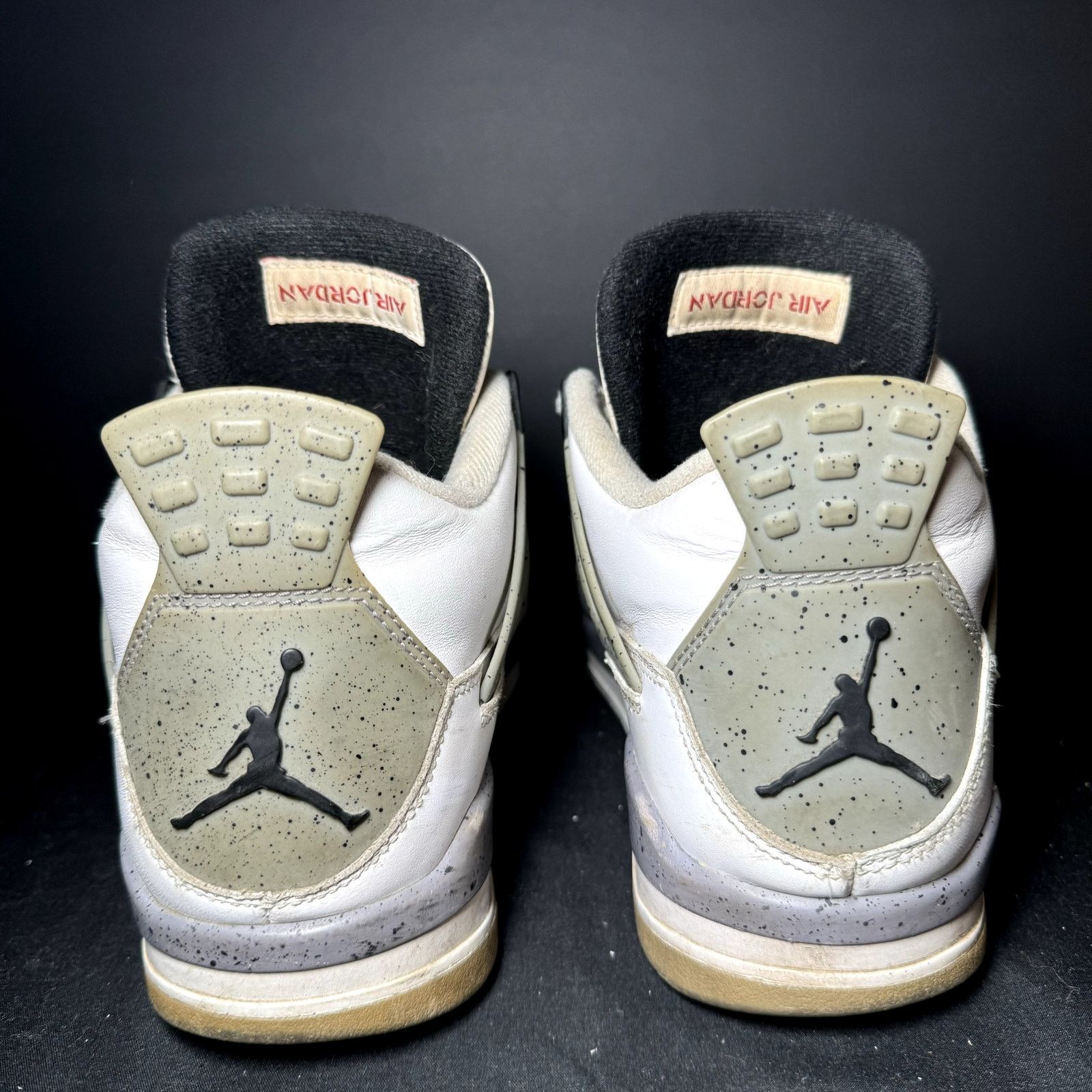 Jordan Brand × Nike Air Jordan 4 Retro White Cement 2012 Men's Shoes - Size 10 Size US 10 / EU 43 - 6 Thumbnail