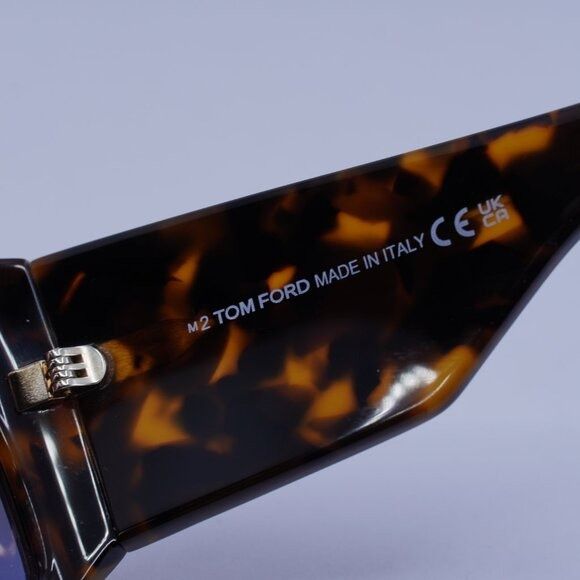Tom Ford Tom Ford FT1036 56F Raven Sunglasses Havana Aviator Frame Size ONE SIZE - 7 Thumbnail
