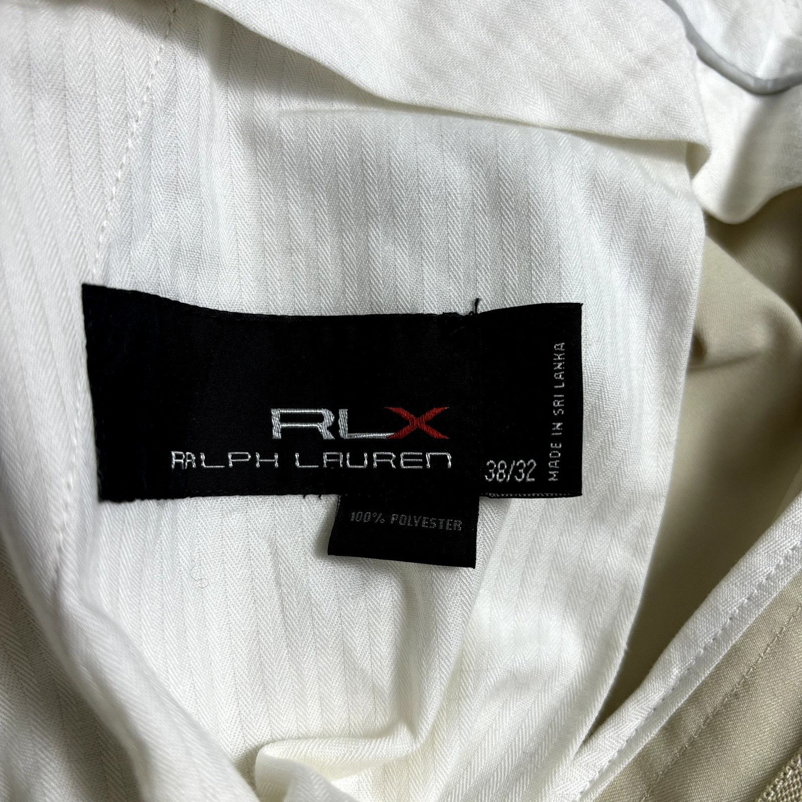 RLX Ralph Lauren RLX Ralph Lauren Men's Dress Pants 100% Polyester Light Khak Size 38R - 5 Thumbnail