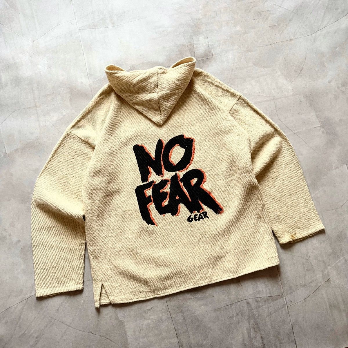 No Fear 80s No Fear Gear Big Logo Canvas Hoodie Stussy Vibe Y2K Size US L / EU 52-54 / 3 - 1 Thumbnail