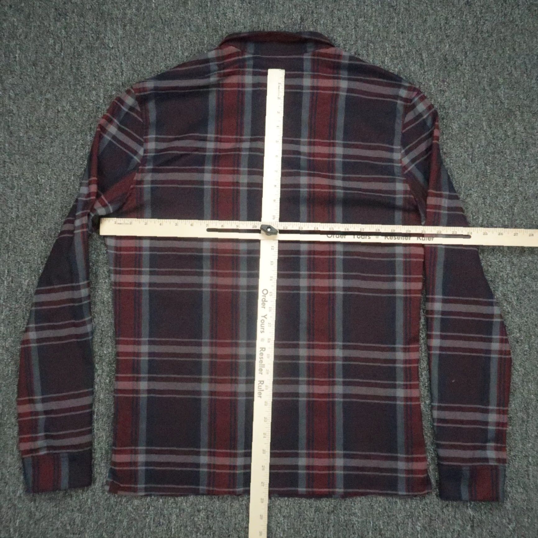 Lululemon Lululemon Shirt Men Large Red Blue Plaid Masons Peak Flannel Long Sleeve Shirt Size US L / EU 52-54 / 3 - 4 Thumbnail