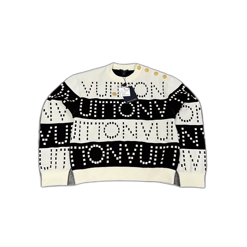 Louis Vuitton Louis Vuitton Logo Knitted Sweater with Tags Size US M / EU 48-50 / 2 - 1 Thumbnail