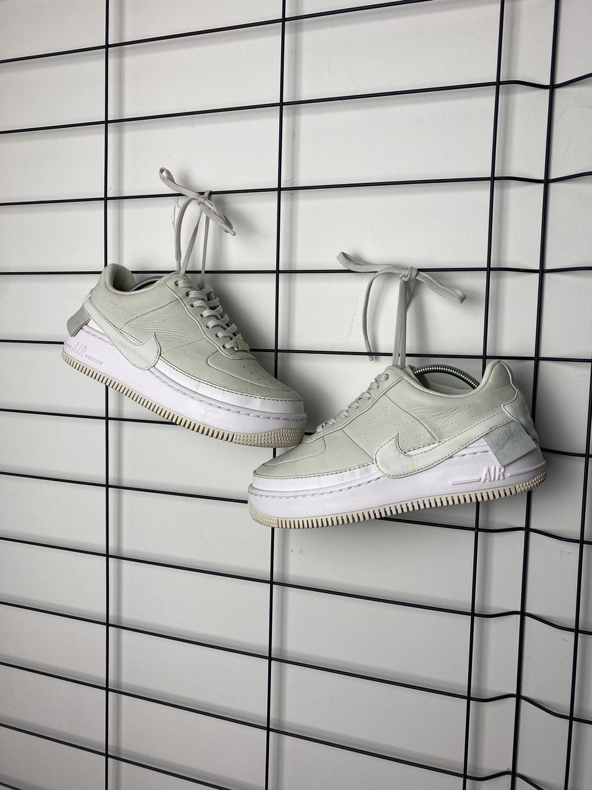 image of Nike Air Force 1 Jester Xx Ao1220-100 Off-White Virgil Abloh Shoes in Blue, Women's (Size 9)