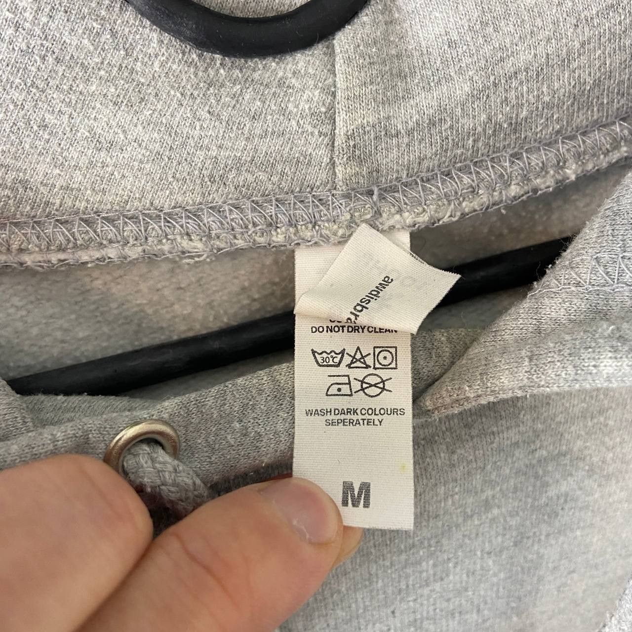 Vintage Skate Hoodie Vintage Fuck Embroindered Logo Grey Oversized Size US M / EU 48-50 / 2 - 6 Thumbnail