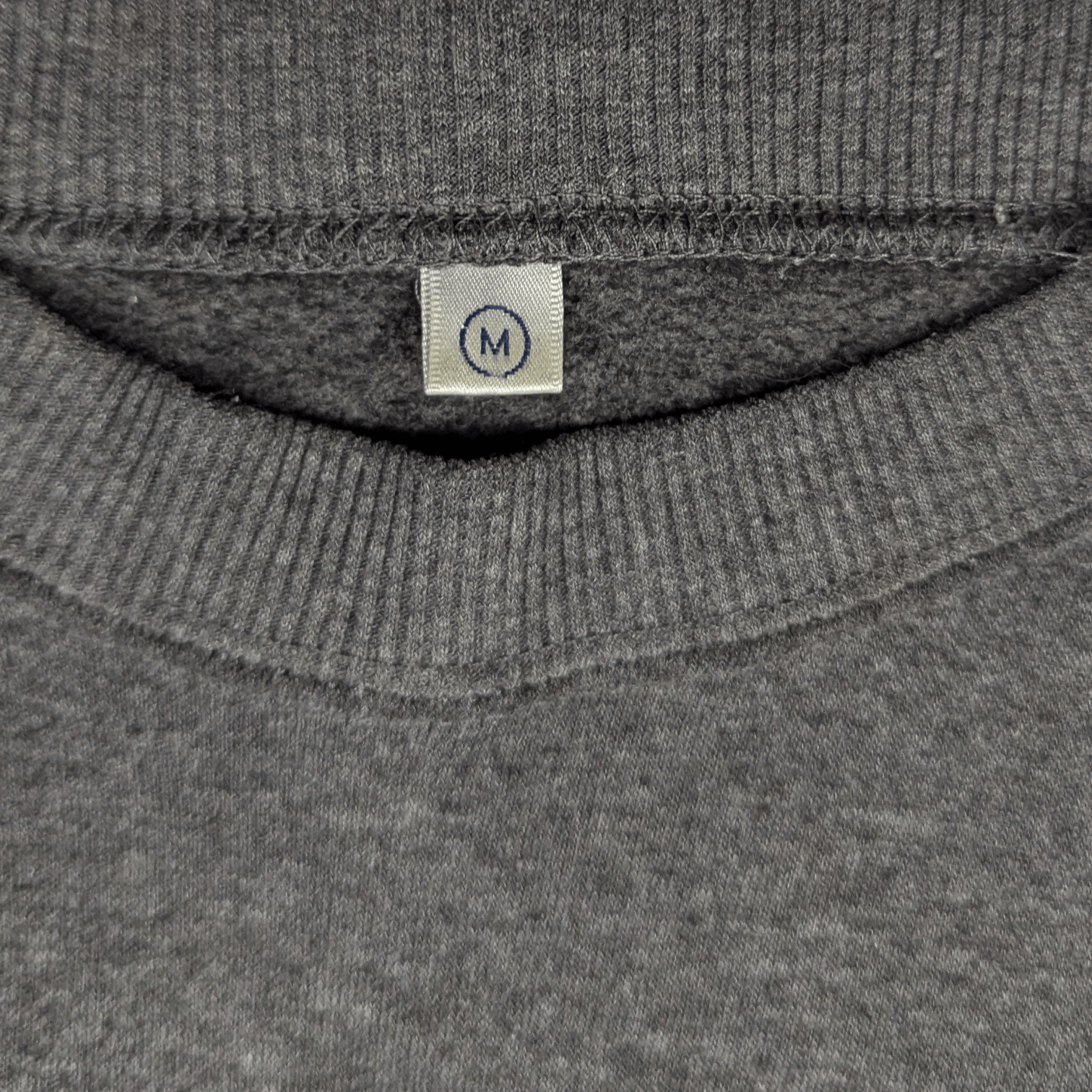 Japanese Brand Vintage 90's UNIQLO Dark Grey Plain Sweatshirts Jumper Size US M / EU 48-50 / 2 - 8 Thumbnail