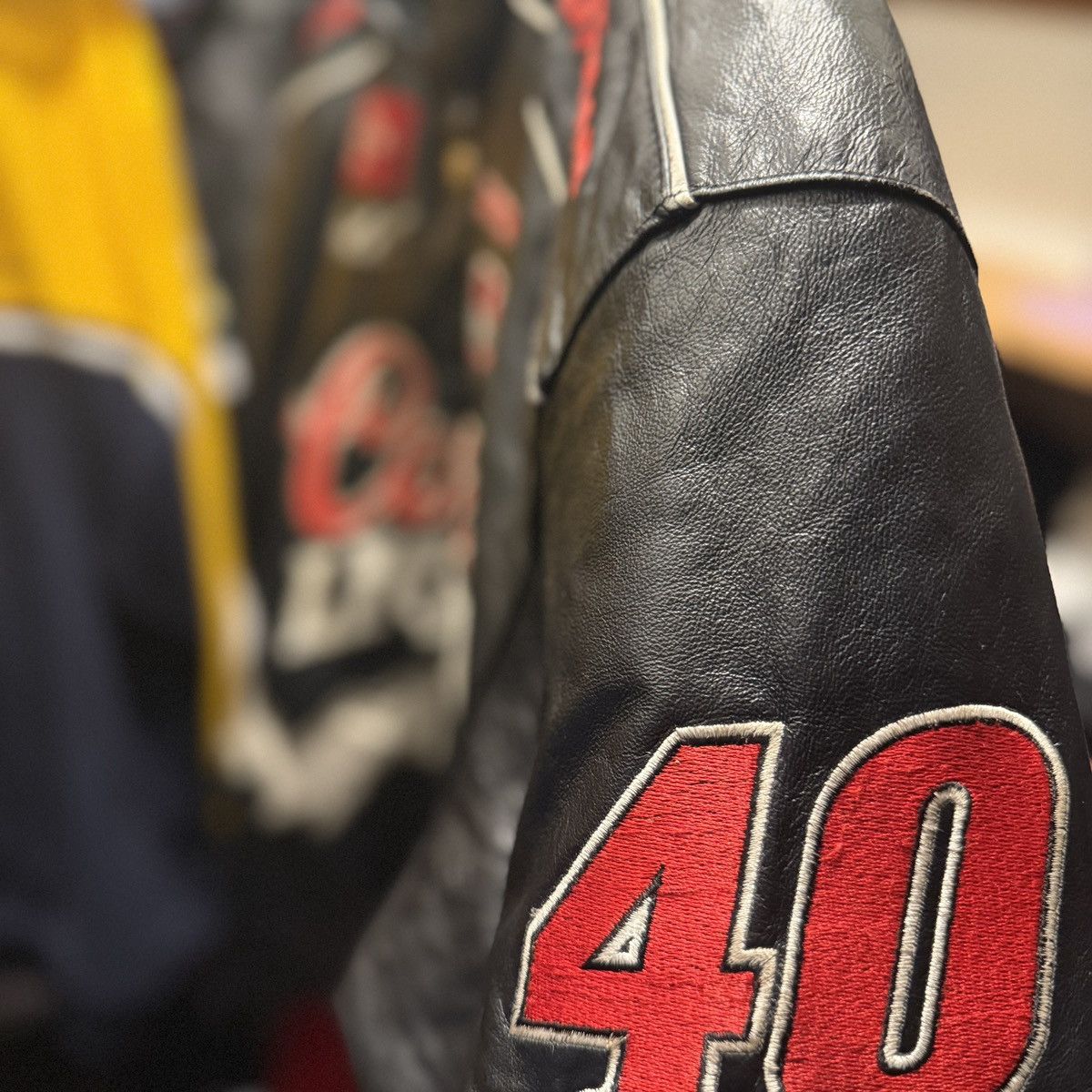 Chase Authentics Chase Authentic’s Coors Light NASCAR racing leather jacket Size US XXL / EU 58 / 5 - 6 Thumbnail