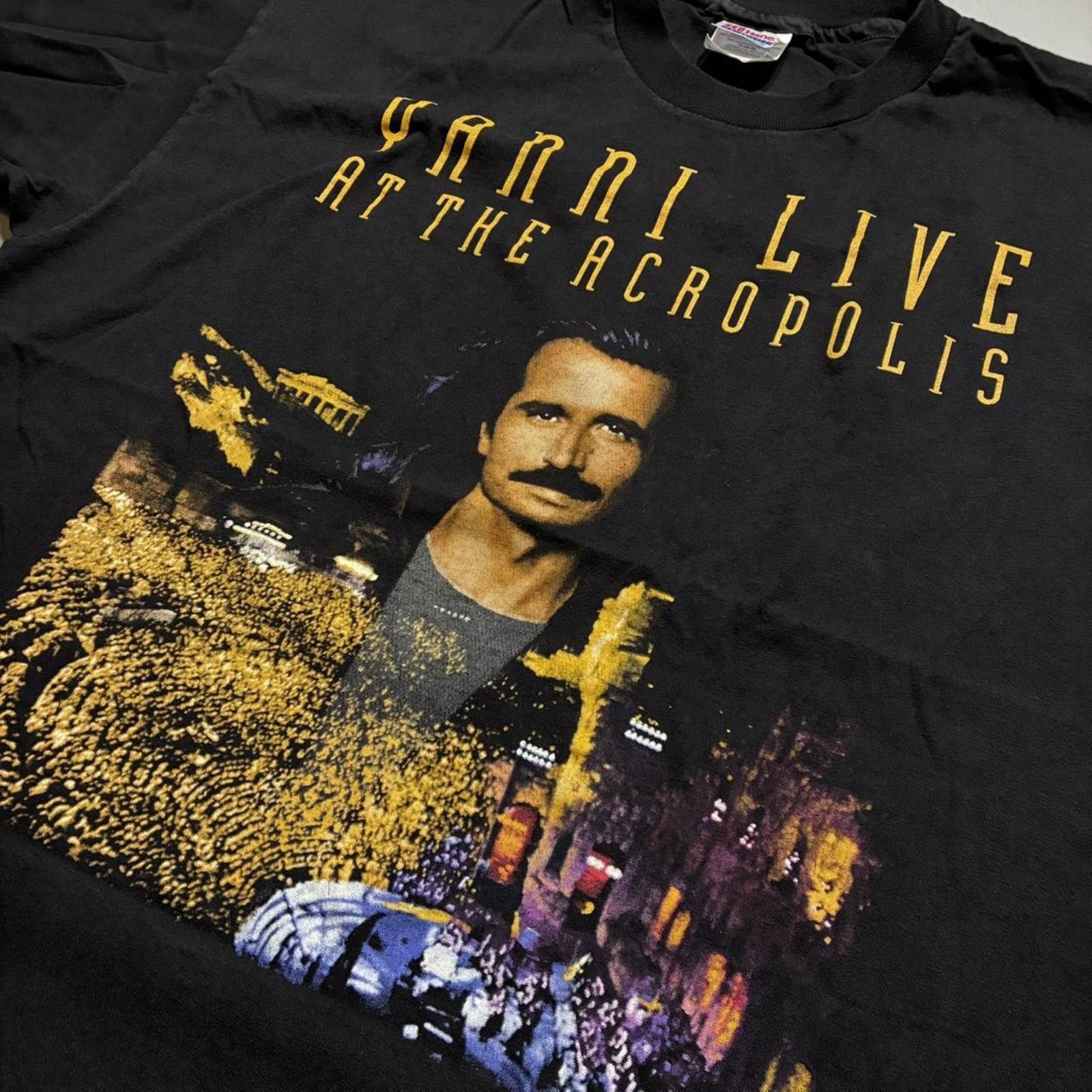 Other Vintage 1990s Yanni Concert Tee Single Stitch Size US XL / EU 56 / 4 - 5 Thumbnail