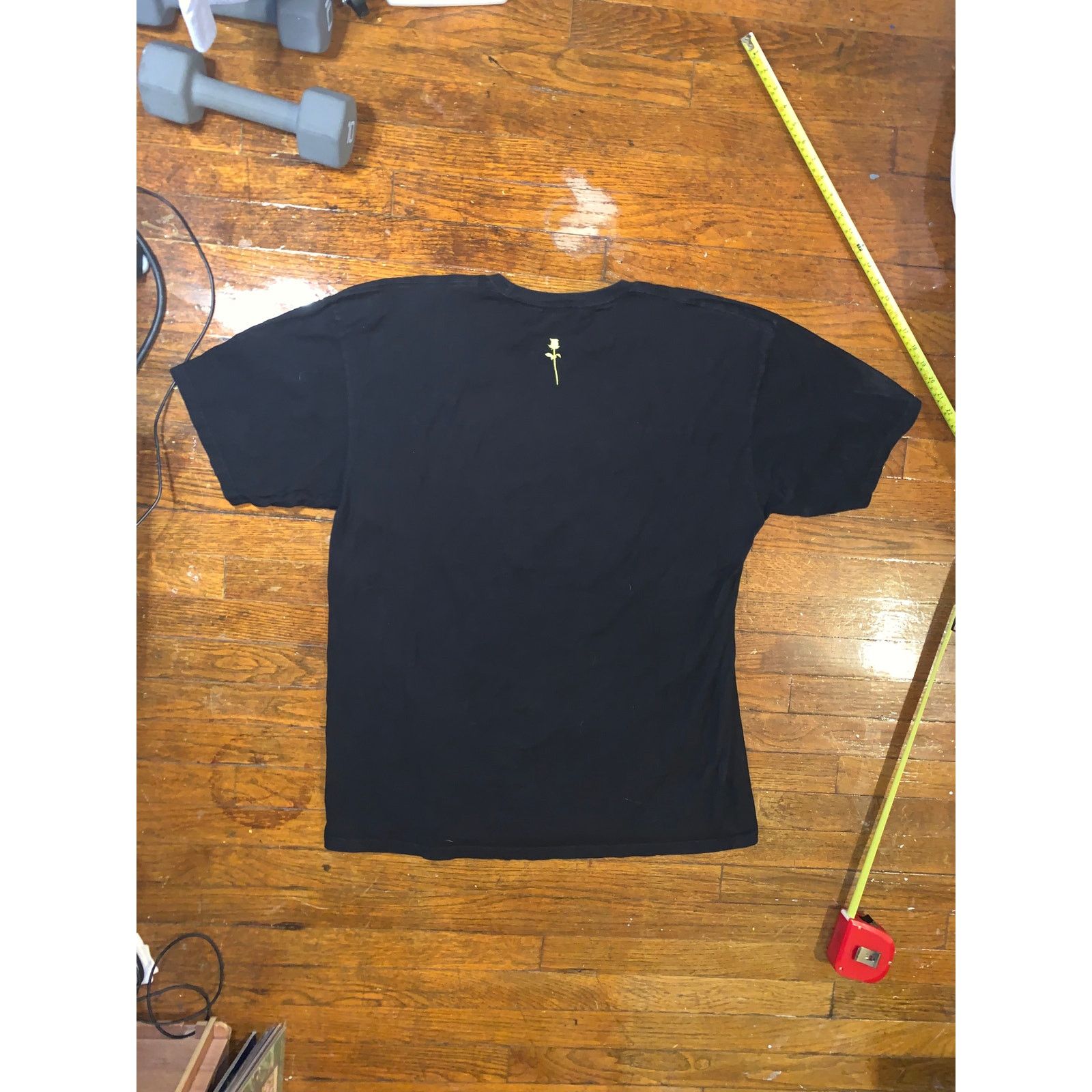 Tultex Guccihighwaters Signed Shirt XL Black Flame Skull Emo Tee Size US XL / EU 56 / 4 - 9 Thumbnail