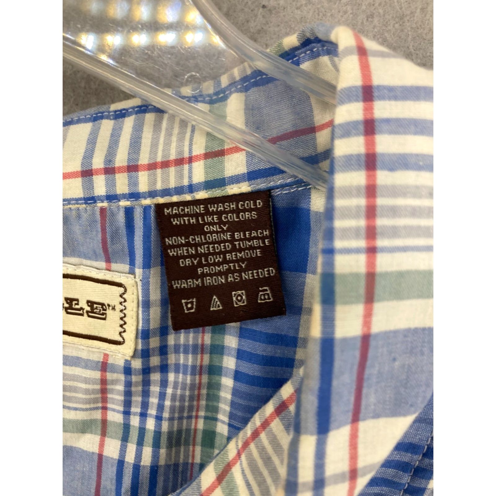 Vintage Bit & Bridle Mens Shirt 2XL Blue Plaid Cowboy Pearl Snap Short Sleeve Shirt Mens 2XL Blue Plaid Cowboy Pearl Snap Short Sleeve Size US XXL / EU 58 / 5 - 5 Thumbnail