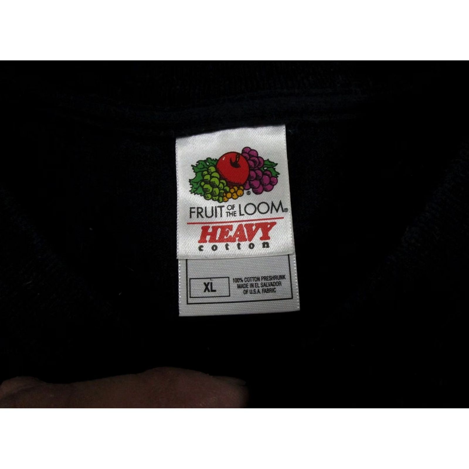 Fruit Of The Loom VINTAGE The Three Stooges Graphic Tee Shirt XXL? XL? No, XL? Original says XL. Ebony Black Cotton T-Shirt with Readable Graphic NOT.. Size US XL / EU 56 / 4 - 4 Thumbnail