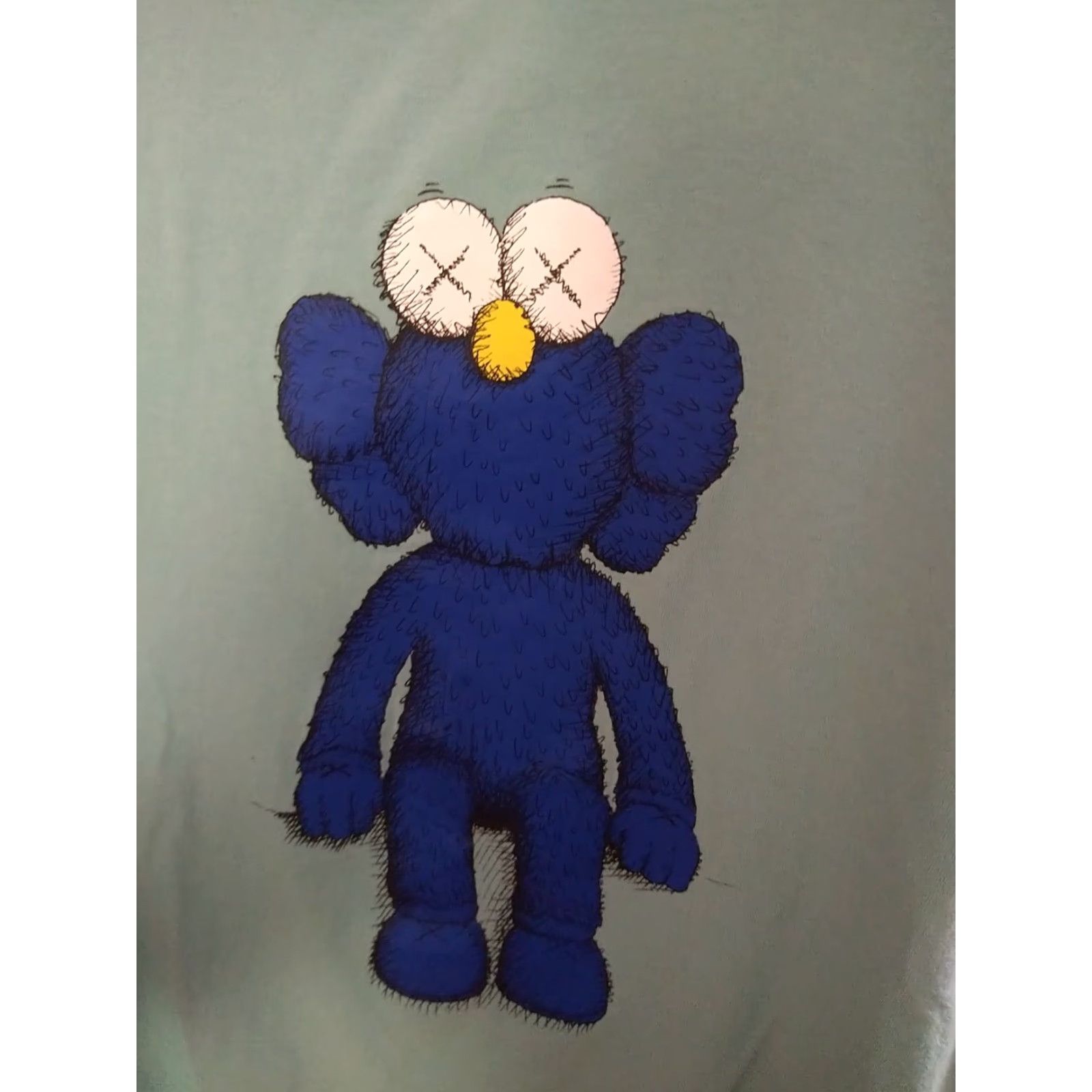 Uniqlo VINTAGE Uniqlo KAWS T-shirt L Blue Monster Men Size L Blue Monster Size US L / EU 52-54 / 3 - 3 Thumbnail