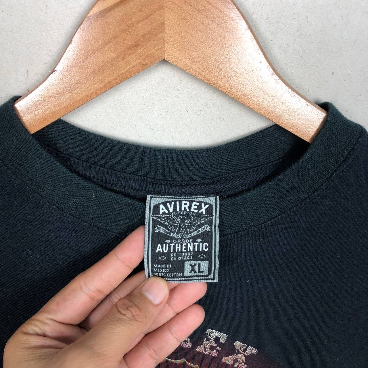 Avirex × Rap Tees Vintage Avirex Lagendry Saint Mary Prayer Tshirt Size US L / EU 52-54 / 3 - 4 Thumbnail