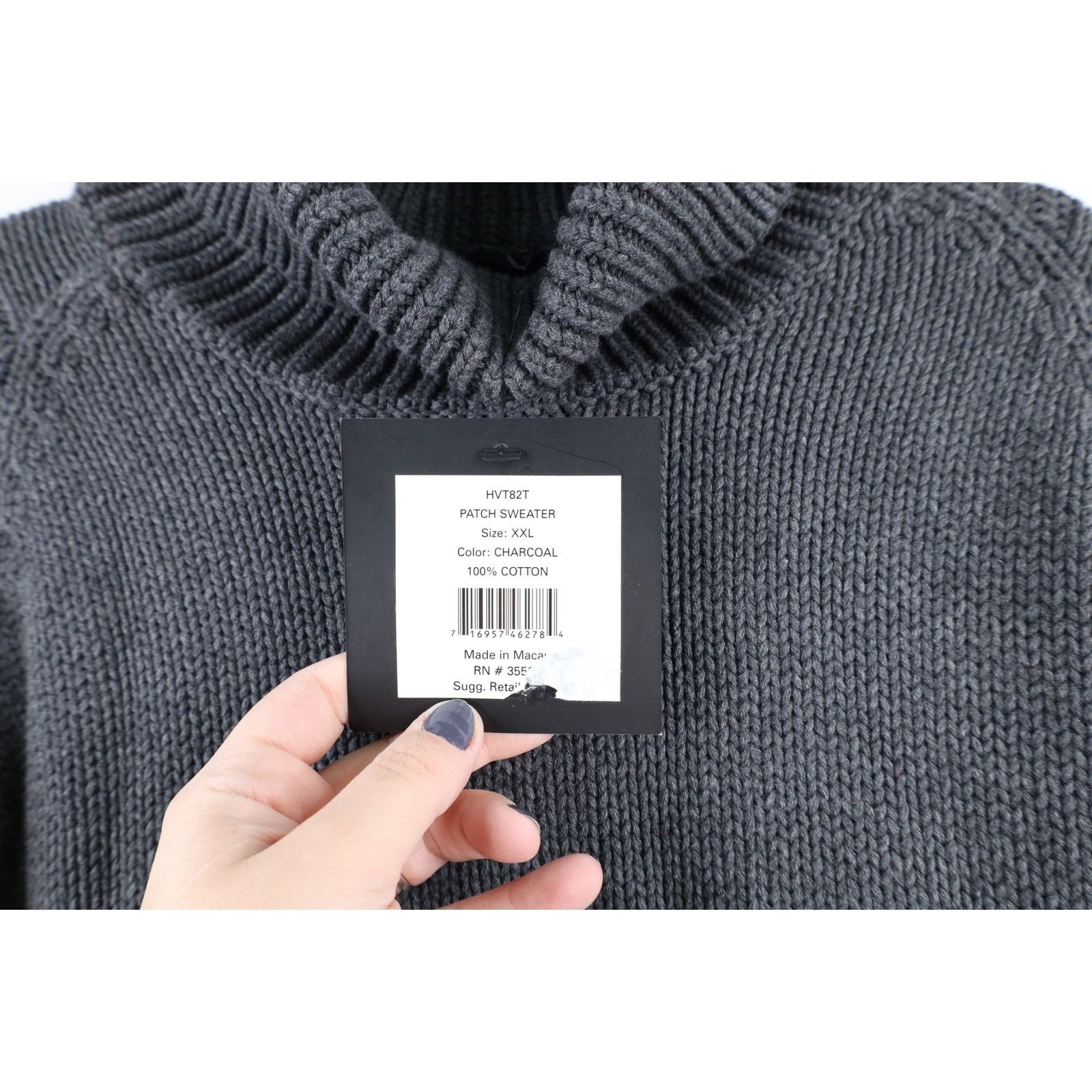 Marithe + Francois Girbaud × Vintage NOS Vintage 90s Marithe Francois Girbaud Turtleneck Sweater Size US XXL / EU 58 / 5 - 5 Thumbnail