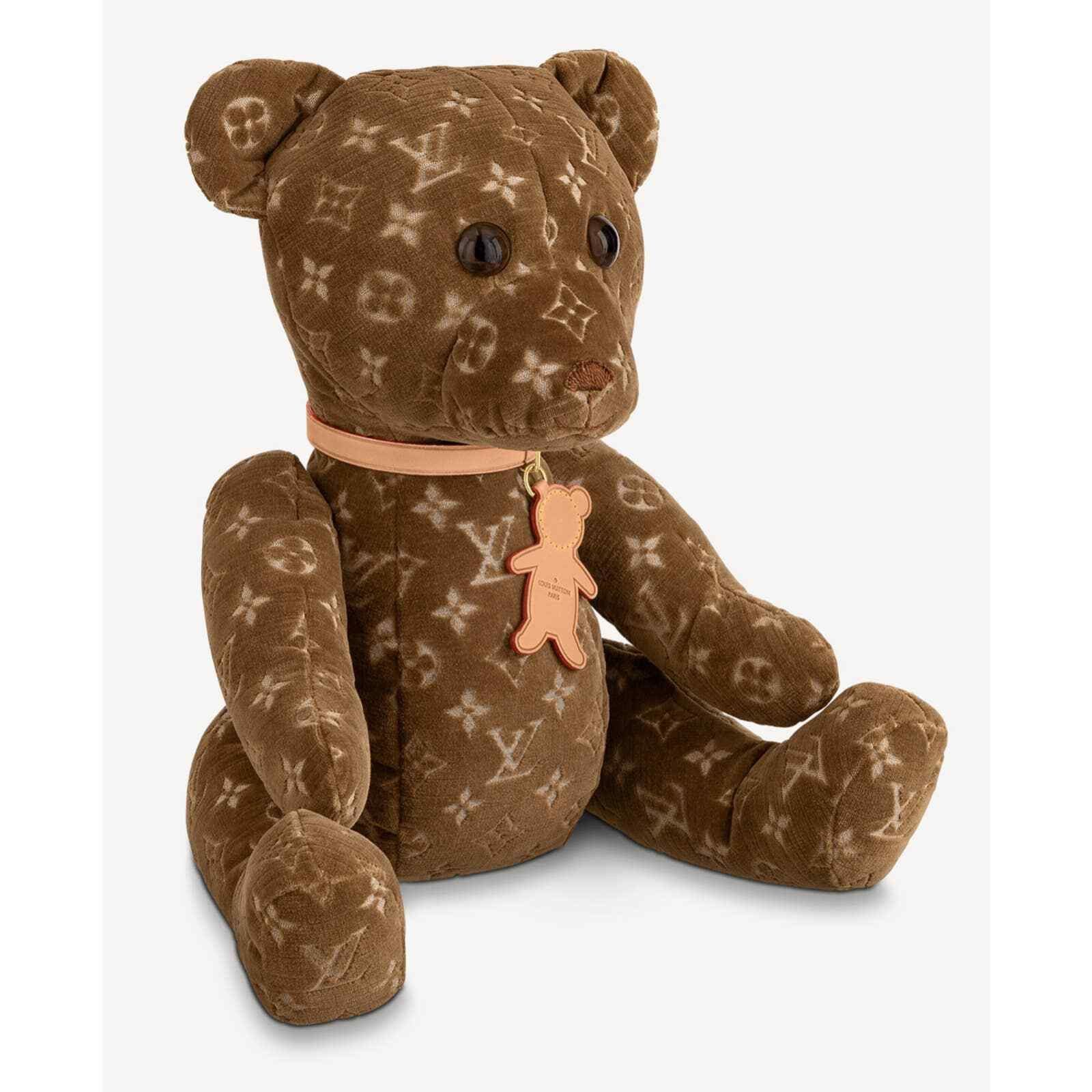 Louis Vuitton Louis Vuitton Doudou Teddy Velour Logo Rare 2005 2020 GI0627 Size ONE SIZE - 3 Thumbnail