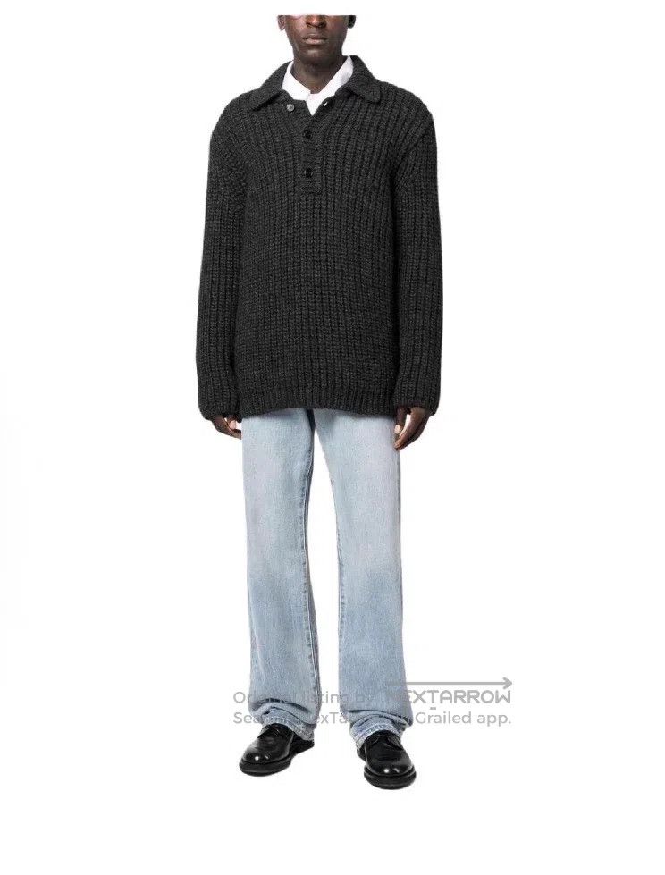 Our Legacy Our Legacy Wool Crewneck Sweater - Deep Grey Size US S / EU 44-46 / 1 - 2 Thumbnail