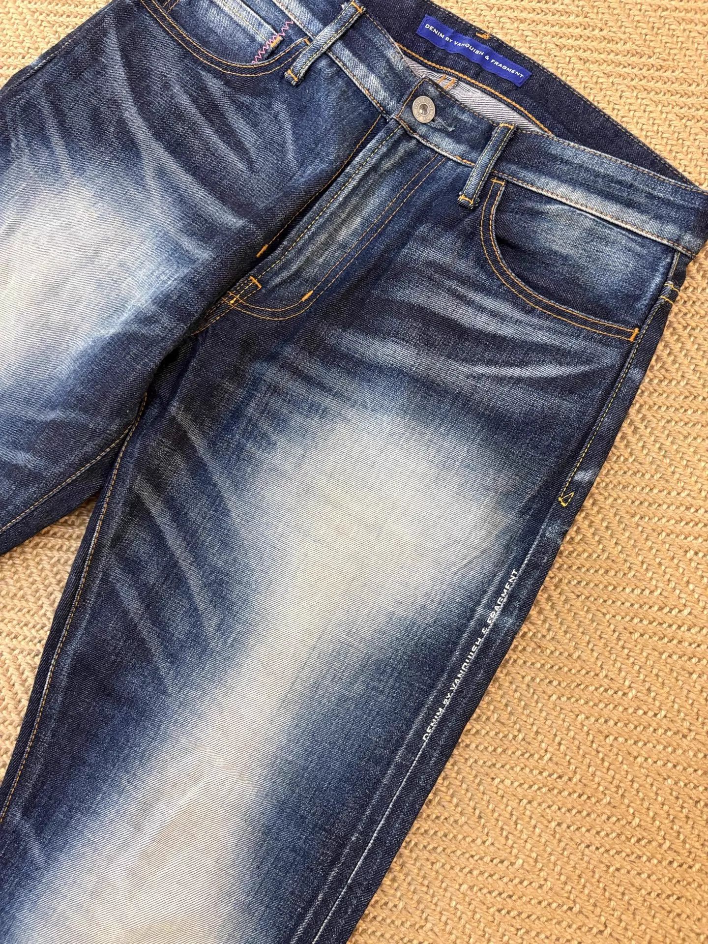 Vanquish VANQUISH x FRAGMENT DENIM Washed Cropped Jeans W32 Size US 32 / EU 48 - 6 Thumbnail