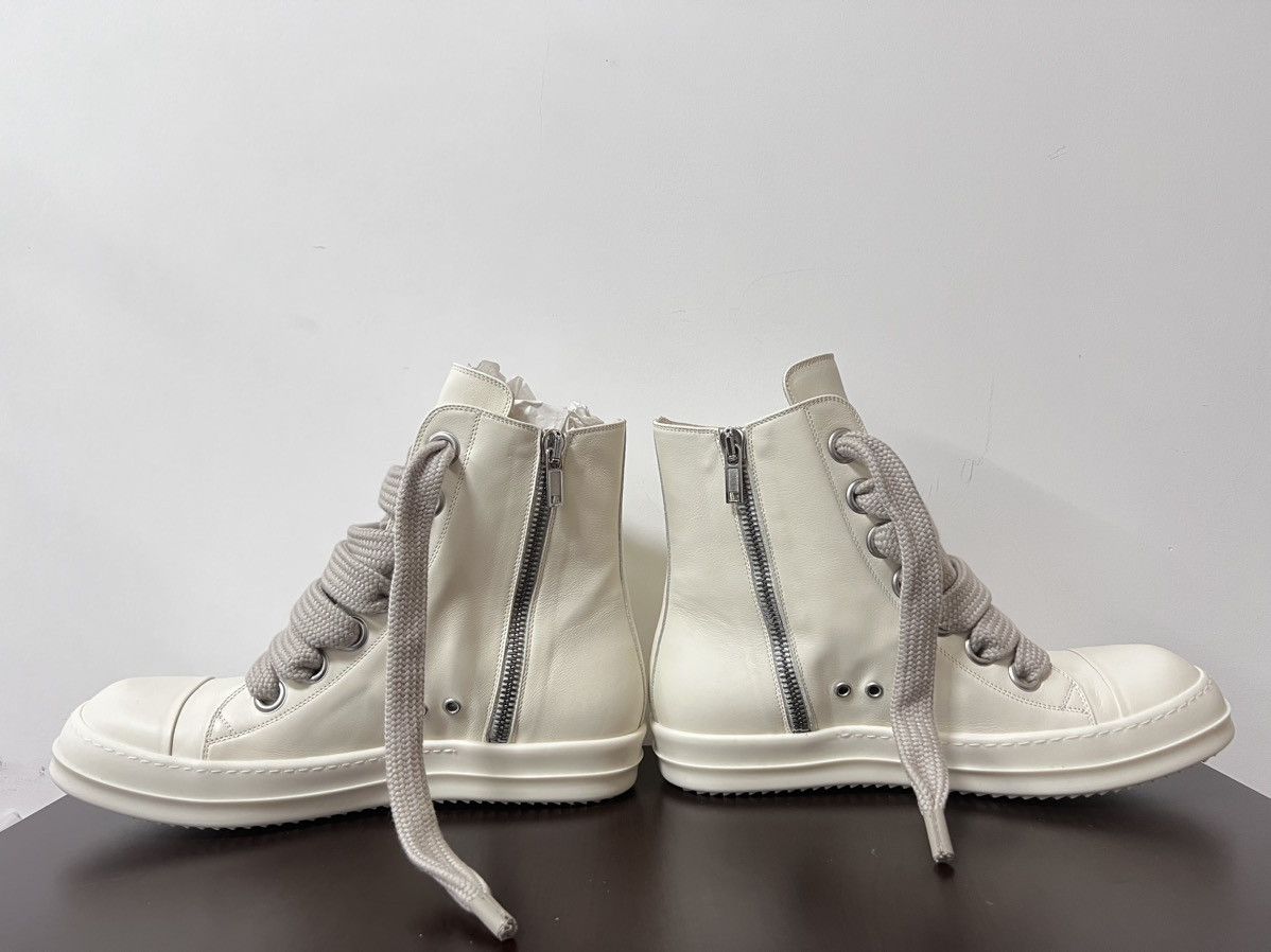 Rick Owens Rick Owens SS23 EDFU Leather Jumbo Laces Sneakers New 44 Size US 11 / EU 44 - 7 Thumbnail