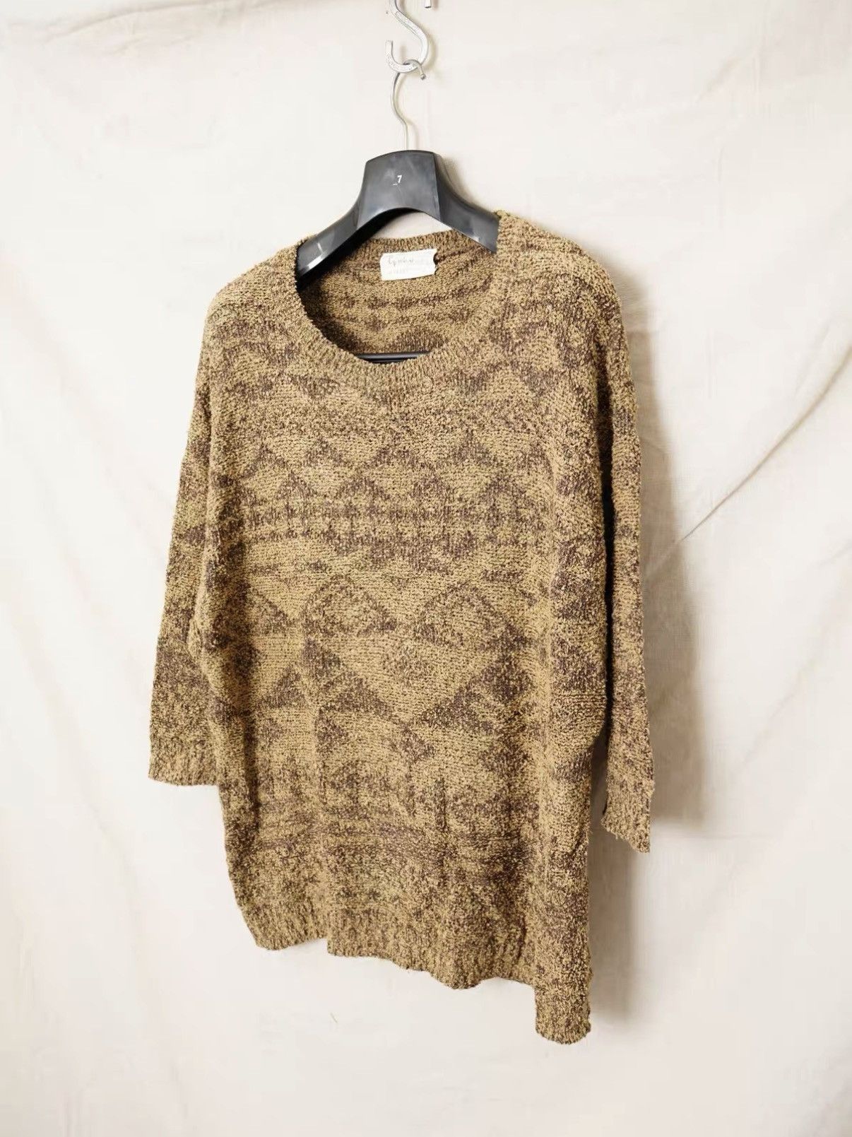 Iroquois Japan Iroquois Wool 3/4 Sleeve Loose Sweatshirt Size US S / EU 44-46 / 1 - 2 Thumbnail