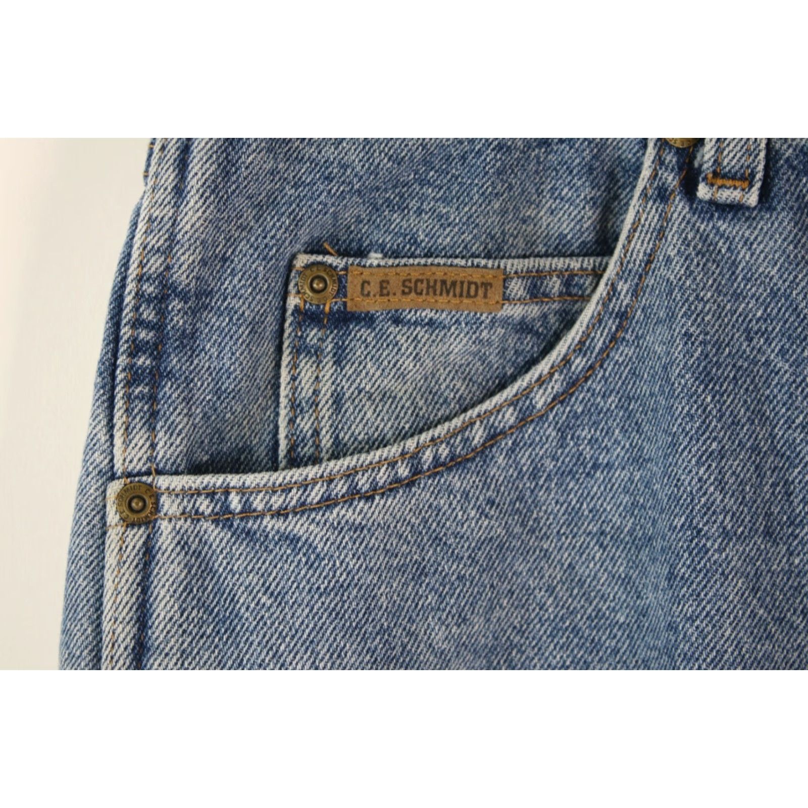 Vintage CE Schmidt Workwear Jeans Mens Regular High Rise Blue Denim Size 36x34 Size US 36 / EU 52 - 5 Thumbnail