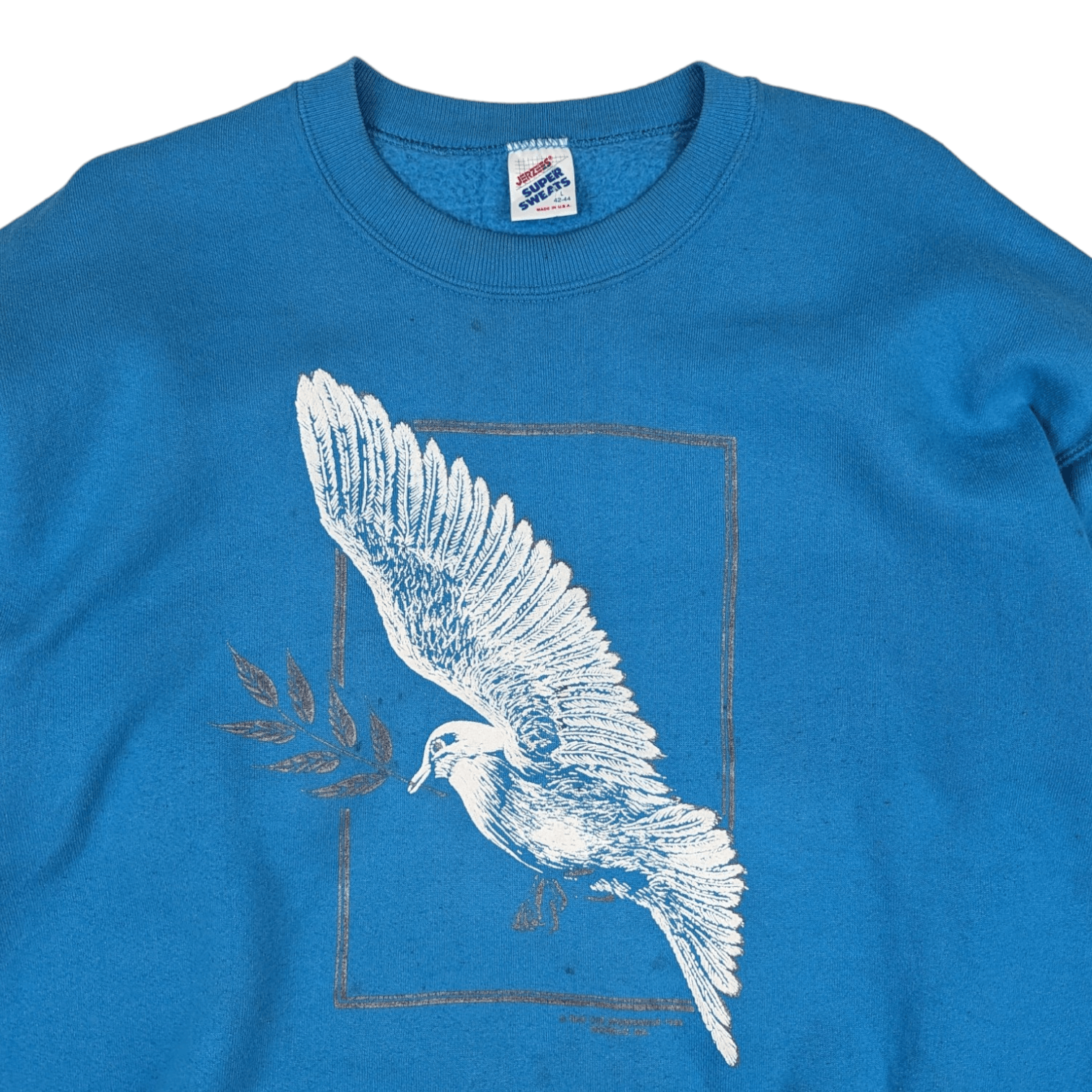 Jerzees Vintage 90's JERZEES Eagle Animal Graphic Jumper Sweatshirt Size US L / EU 52-54 / 3 - 4 Thumbnail