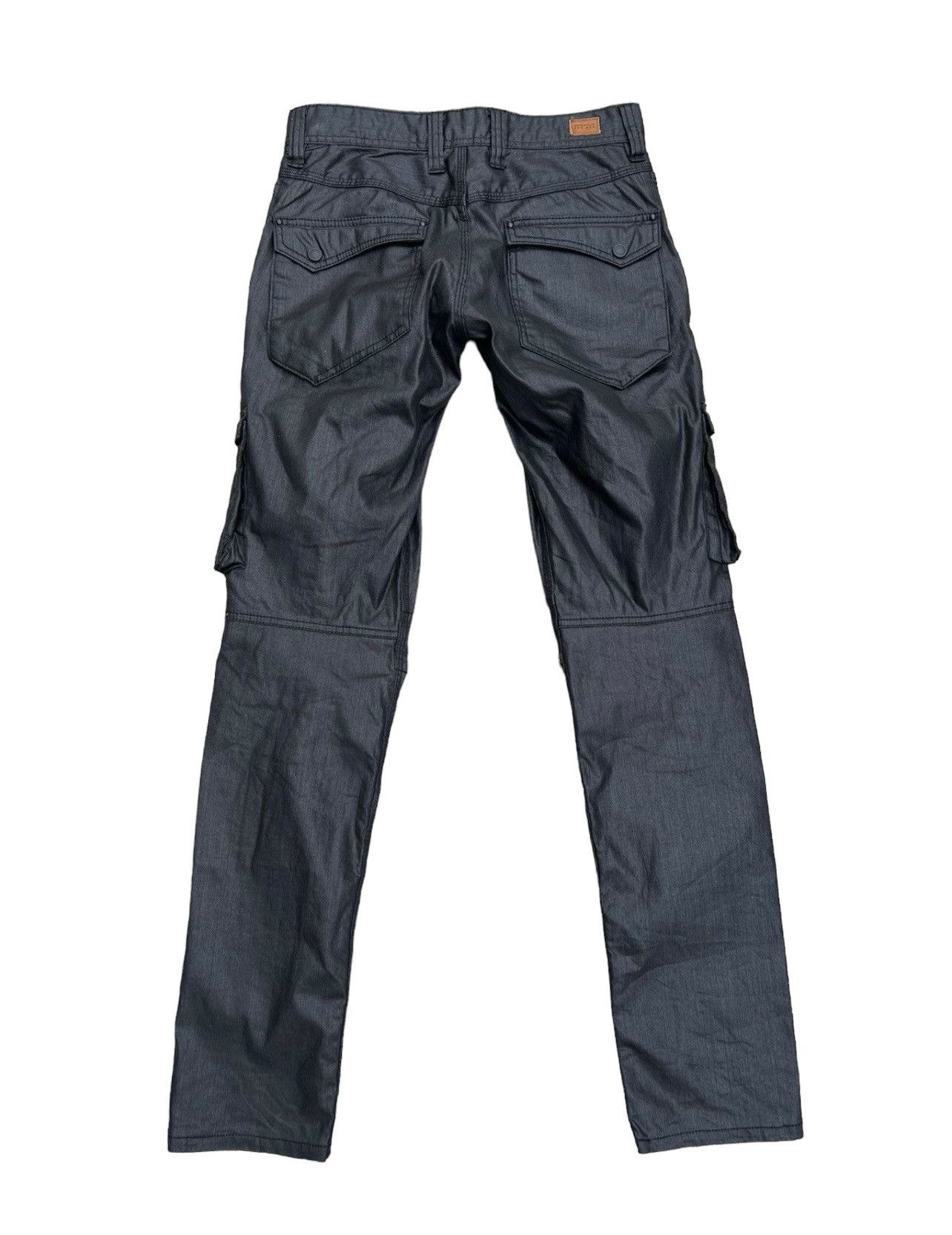 Nicole Club Nicole Club FM Waxed Cargo Trouser Pant Size US 29 - 2 Thumbnail