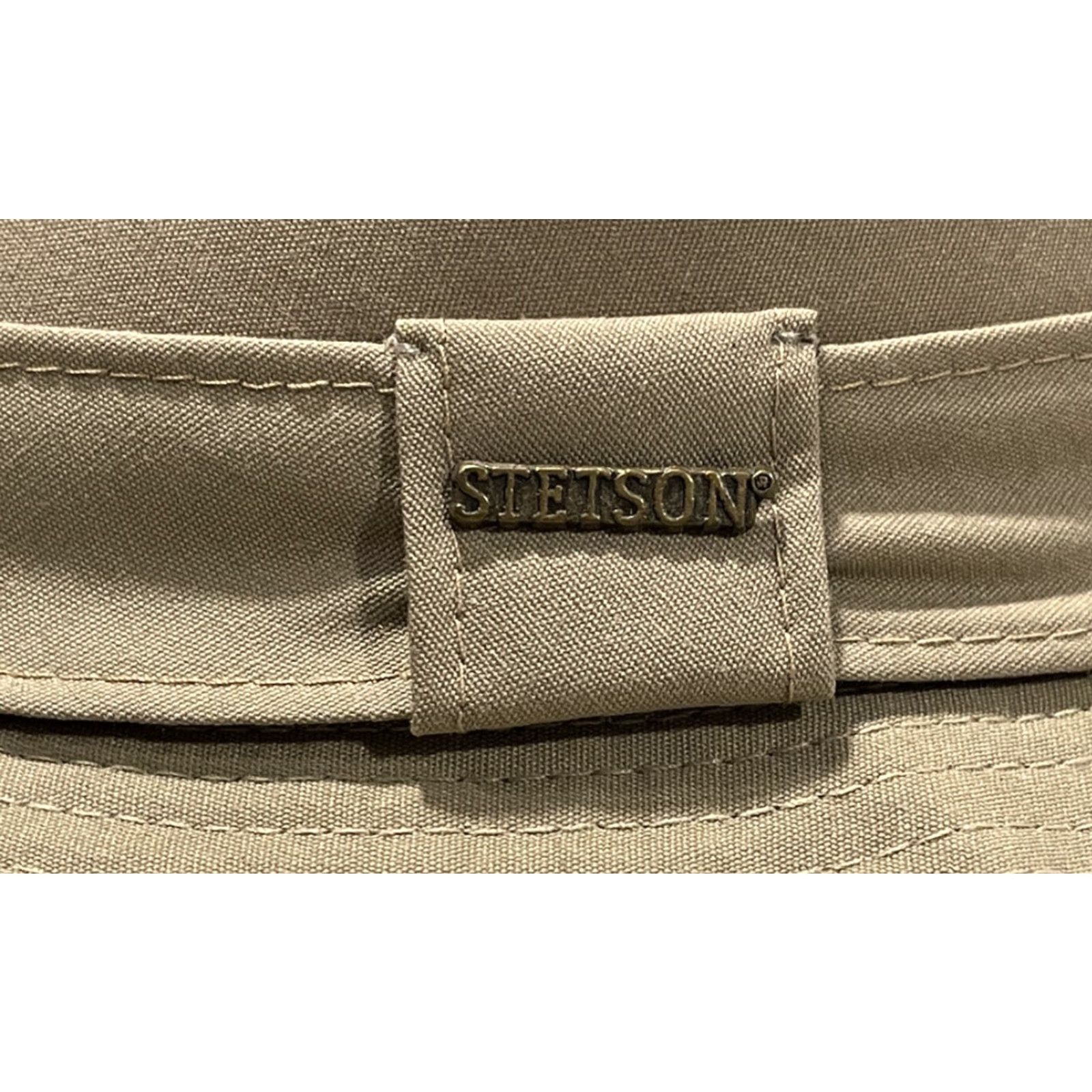 Stetson VINTAGE STETSON Fedora Hat Water Repellent 7 Tan Mens Wide Brim Lined Water Resistant Weather Classic Western Hat Size ONE SIZE - 2 Thumbnail