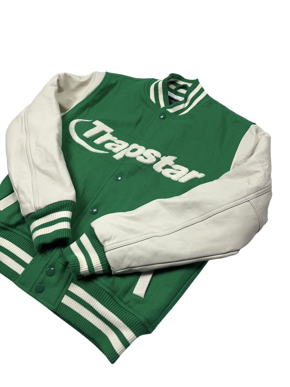 Trapstar London Trapstar Hyperdrive Chenille Varsity Jacket Puffed Logo Rare Size US XS / EU 42 / 0 - 3 Thumbnail