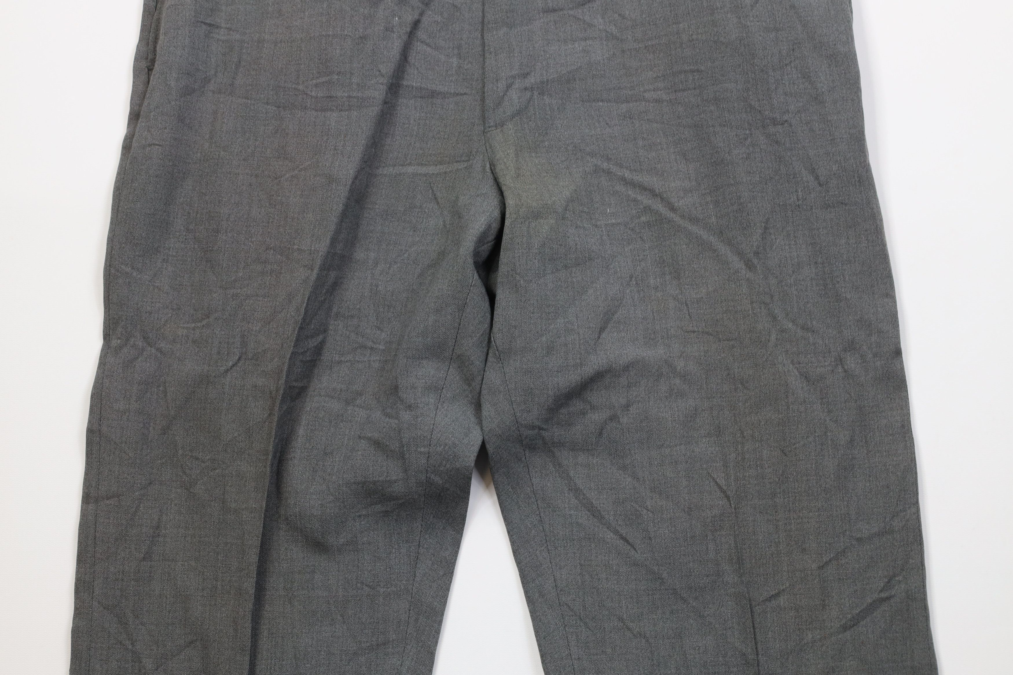Vintage Vintage 60s 70s Streetwear Wool Knit Chino Pants Gray USA Size US 32 / EU 48 - 3 Thumbnail